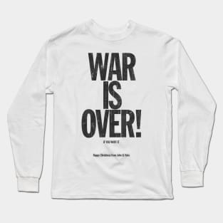 War Is Over Vintage Style Long Sleeve T-Shirt